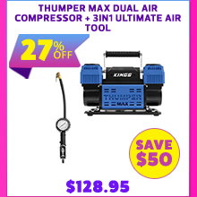Thumper Max Dual Air Compressor MKII + 3in1 Ultimate Air Tool