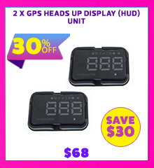 2 x GPS Heads Up Display (HUD) Unit