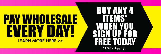 Pay Wholesale Every Day!