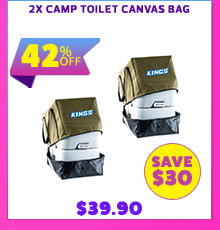 2x Camp Toilet Canvas Bag