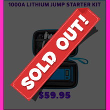1000A Lithium Jump Starter Kit - Sold Out!