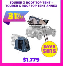 Tourer X Roof Top Tent + Tourer X Rooftop Tent Annex