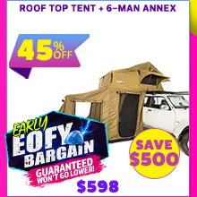 Roof Top Tent + 6-man Annex