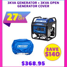 3KVA Generator + 3kVA Open Generator Cover
