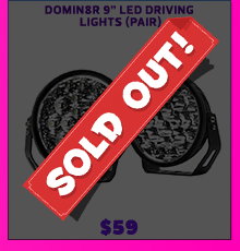 Domin8r 9 LED Driving Lights (Pair) - Sold Out!