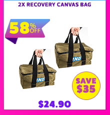 2x Recovery Canvas Bag