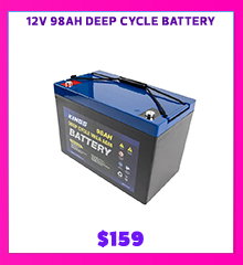 12V 98Ah Deep Cycle Battery