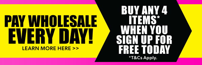 Pay Wholesale Every Day!