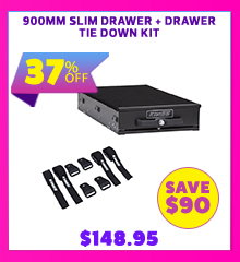 900mm Slim Drawer + Drawer Tie Down Kit