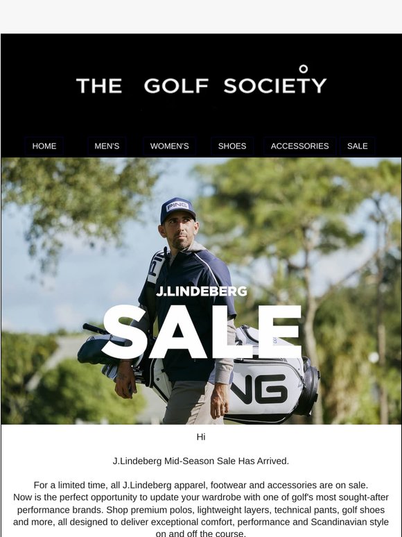 🏌️‍♂️J.Lindeberg Mid-Season Sale | Limited Time