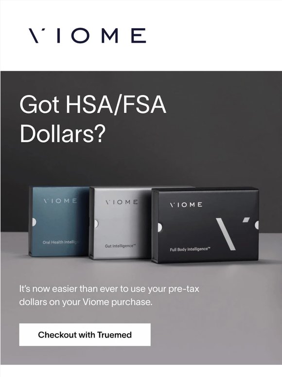 Viome is HSA/FSA eligible 👏