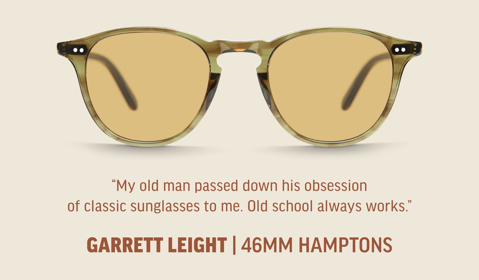 Garrett Leight 46mm Hampton Sunglasses 