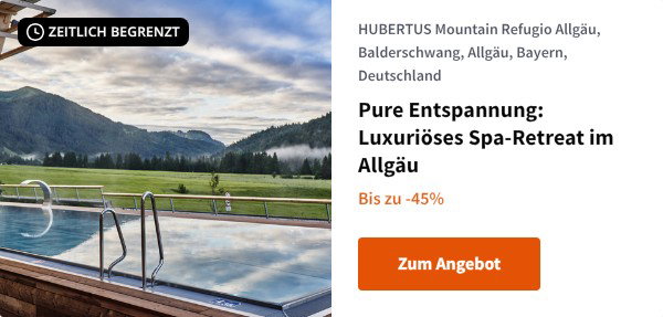 Pure Entspannung: Luxuriöses Spa-Retreat im Allgäu