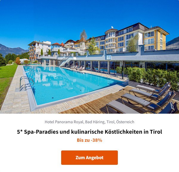 5* Spa-Paradies und kulinarische Köstlichkeiten in Tirol