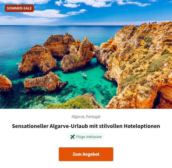 Sensationeller Algarve-Urlaub mit stilvollen Hoteloptionen