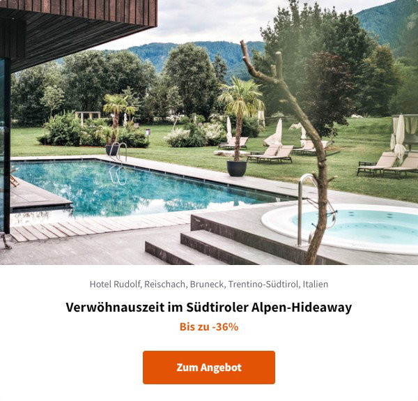 Verwöhnauszeit im Südtiroler Alpen-Hideaway