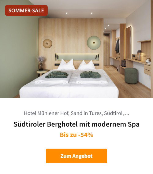 Südtiroler Berghotel mit modernem Spa
