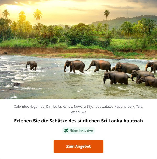 Erleben Sie die Schätze des südlichen Sri Lanka hautnah