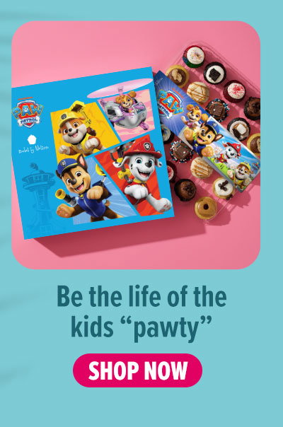 Be the life of the kids "pawty"! Shop our PAW Patrol gift box cupcake 25-pack now.