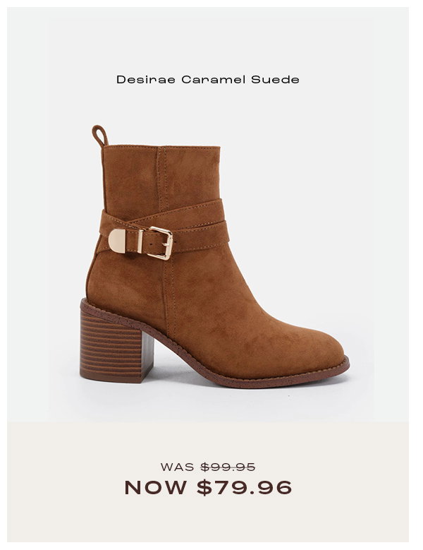 Desirae Caramel Suede