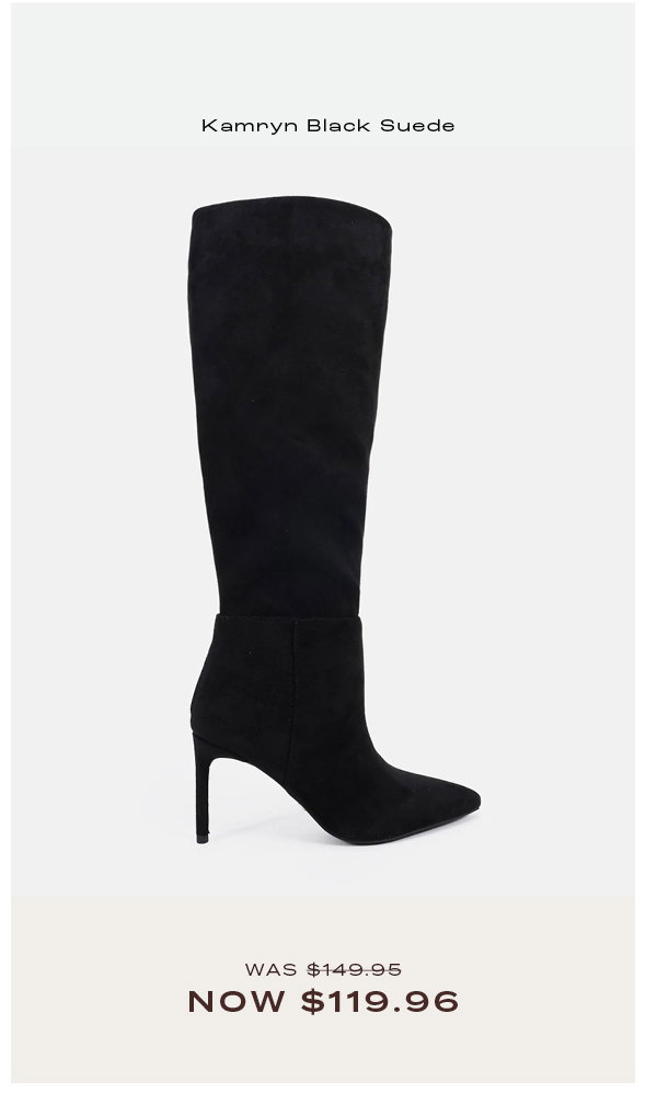 Kamryn Black Suede