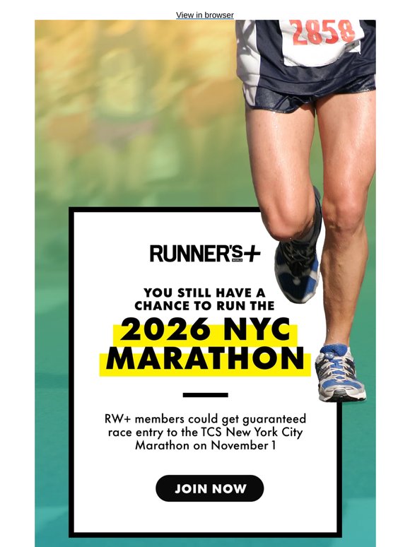 Didn’t Make It Into the NYC Marathon Lottery?