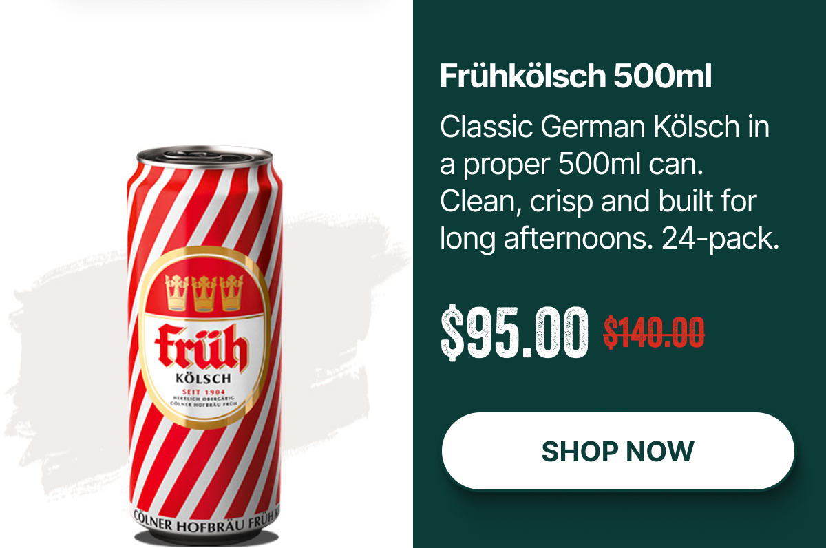 Fruh Kolsch 500ml – 24 Pack