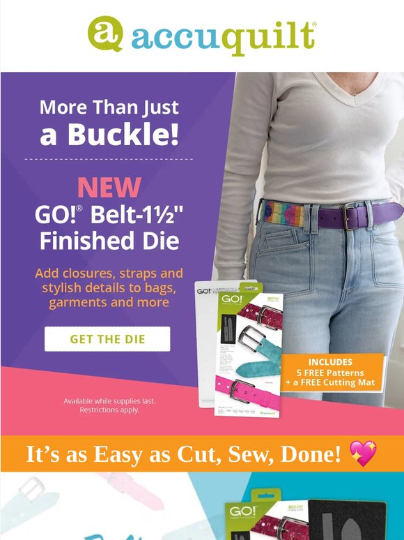 Meet the NEW GO! Belt Die ✨