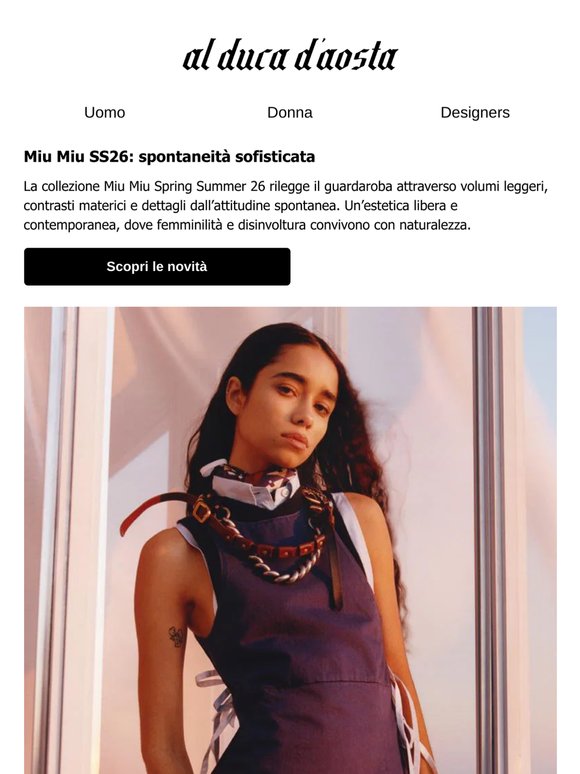 Miu Miu SS26: femminilità dall'allure rétro