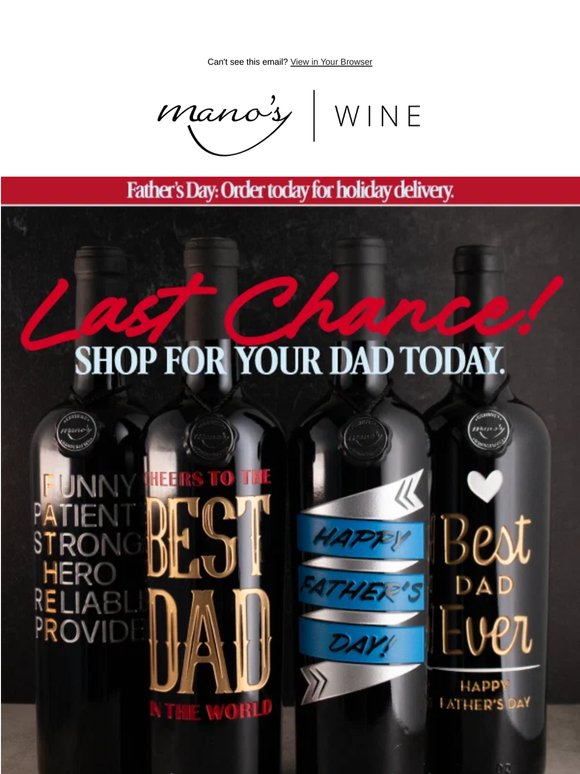 Last Chance to Get Dad a Gift He’ll Actually Keep