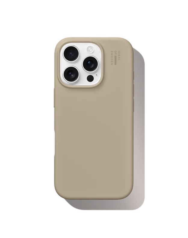 Silicone Case MagSafe iPhone 16 Pro Beige