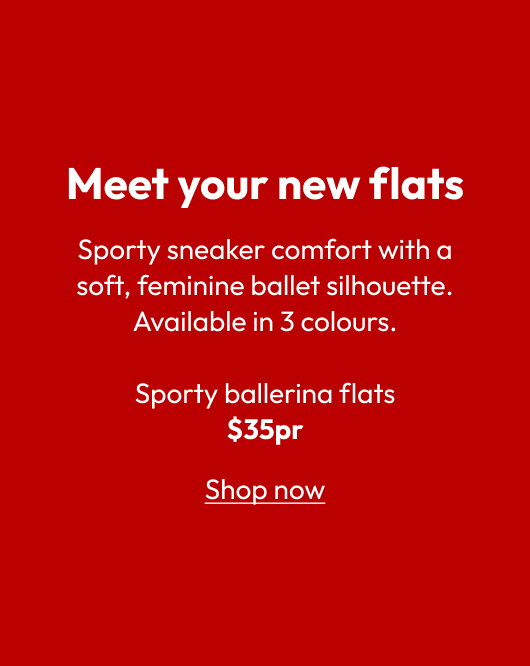 Sporty ballerina flats