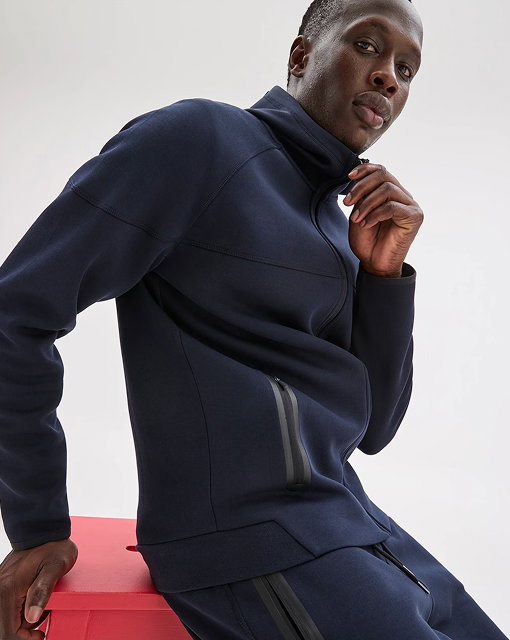 Active Australian Cotton blend tech pullover hoodie