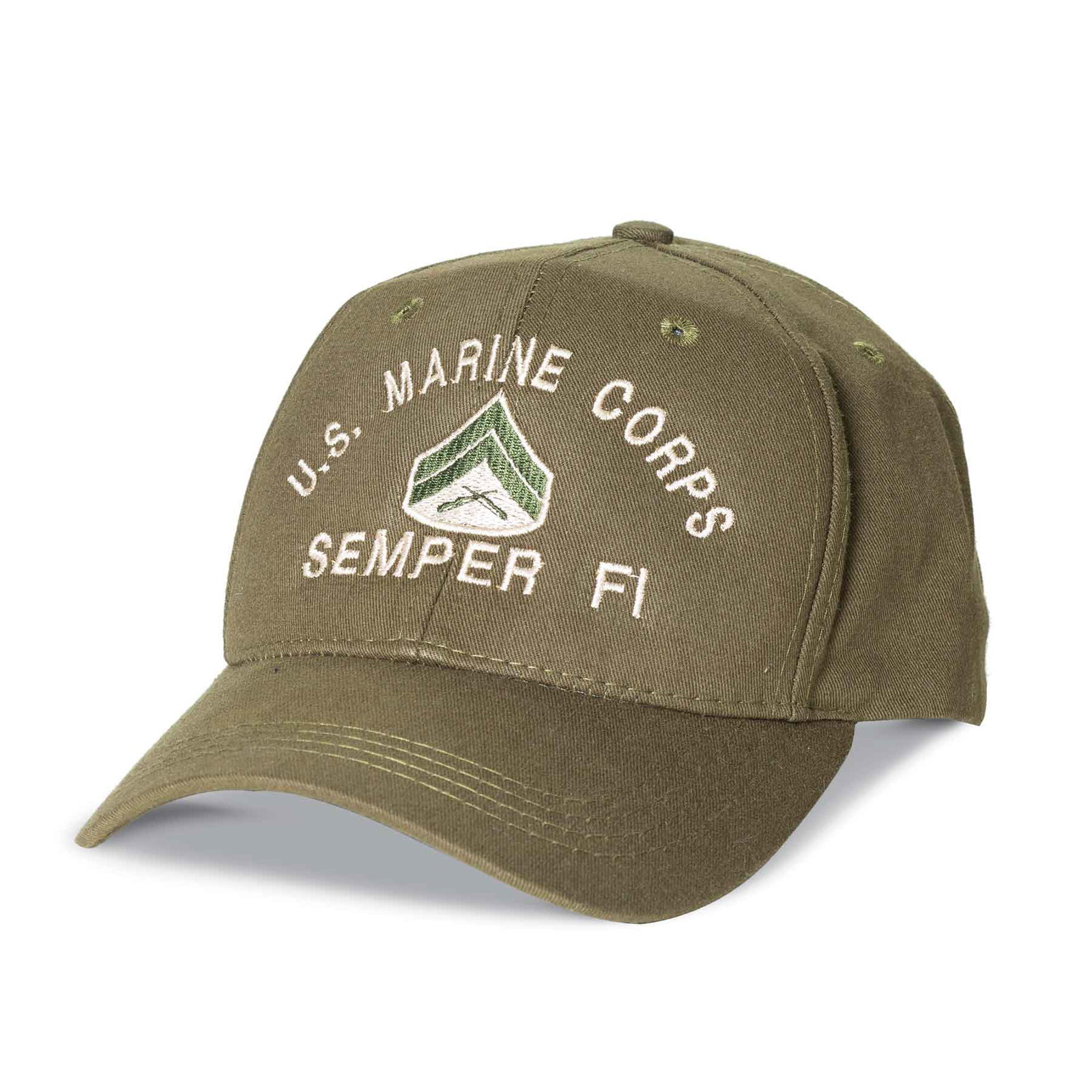 Image of USMC Custom Rank and Insignia Hat- Personalized
