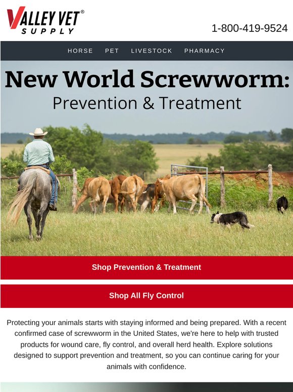 New World Screwworm Prevention