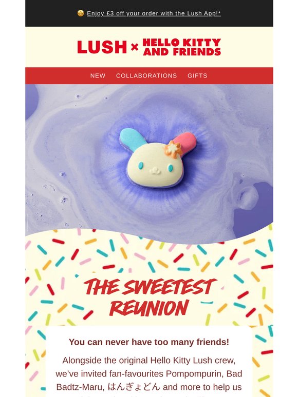 Lush × Hello Kitty And Friends