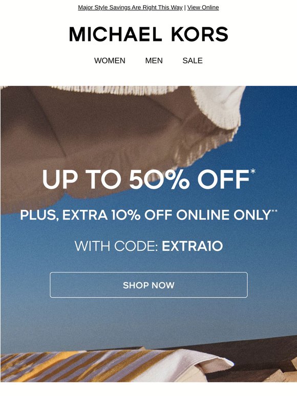 Get Ready For Summer With Up To 50% Off