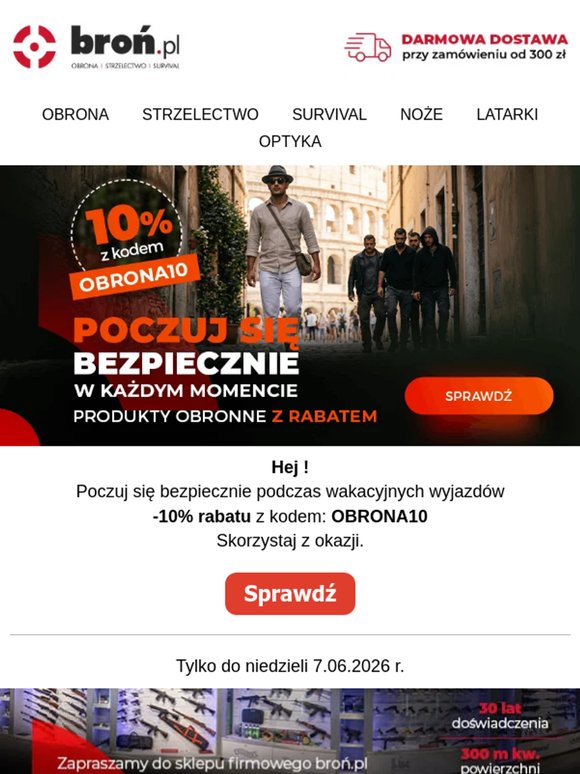 🛡️ Wakacyjne bezpieczeństwo: -10% na obronę!