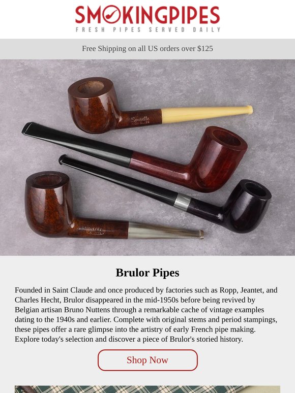 Brulor Pipes | Vintage Saint Claude Craftsmanship
