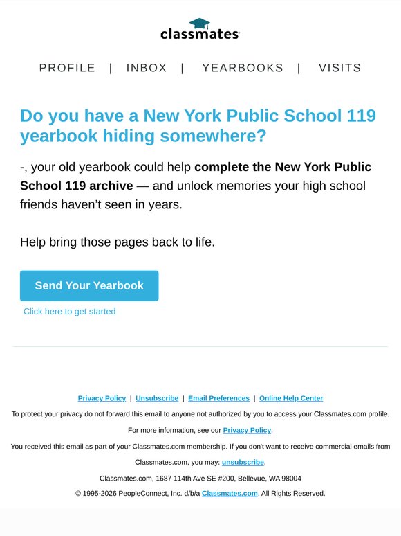 Calling all New York Public School 119 alumni 📣