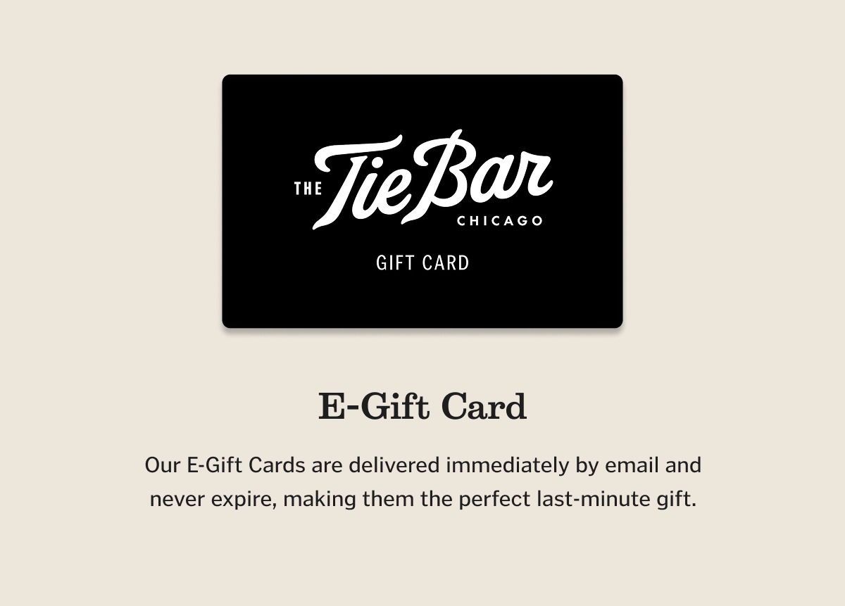 E-Gift Card. Delivered immediately by email and never expire, making them the perfect last-minute gift. 