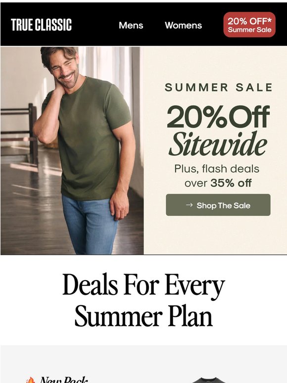 Summer Sale: 20% Off Everything