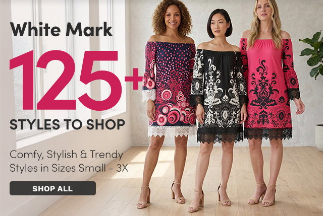 White Mark | 125+ Styles to Shop | Comfortable, Stylish & Trendy Fashion Styles in Sizes Small - 3X
