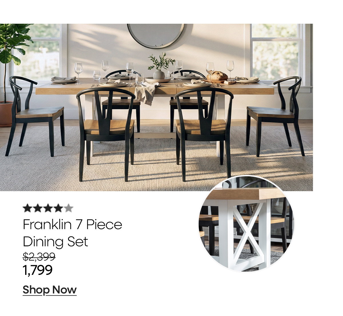Shop Franklin 7 Piece Dining Set