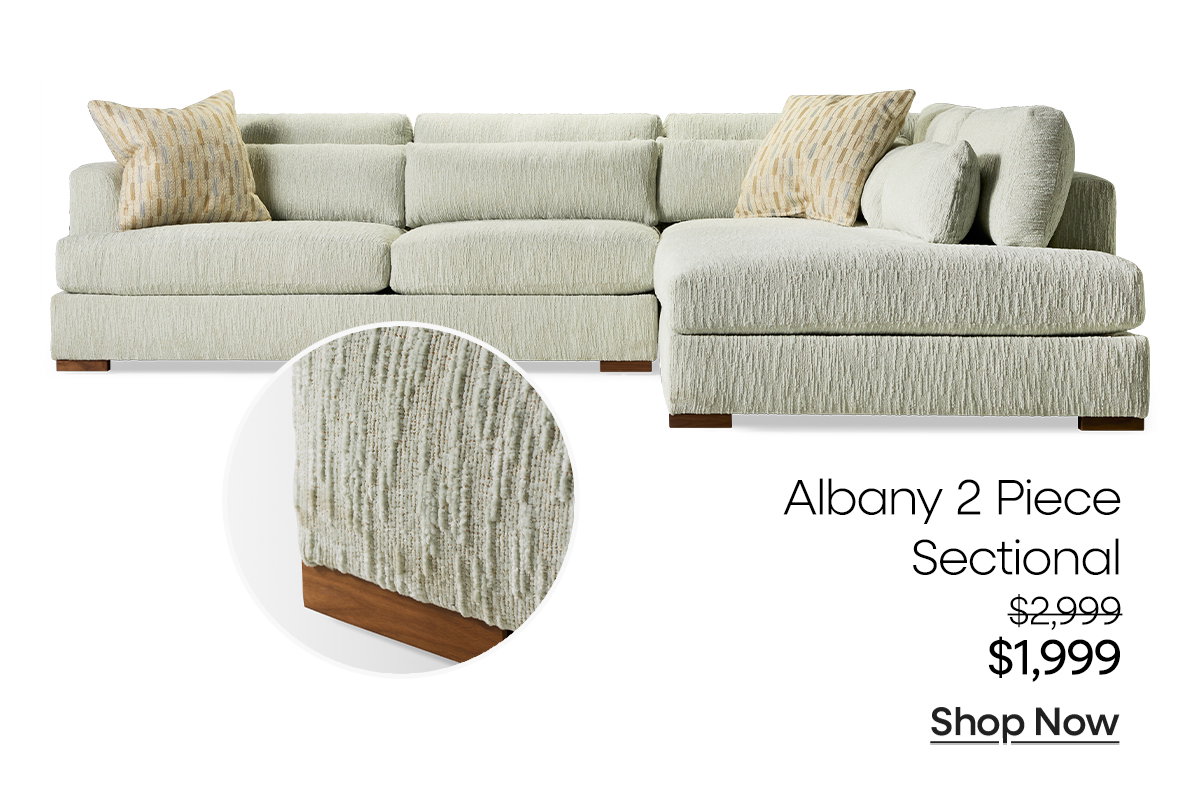 Shop Albany 2 Piece Sectional