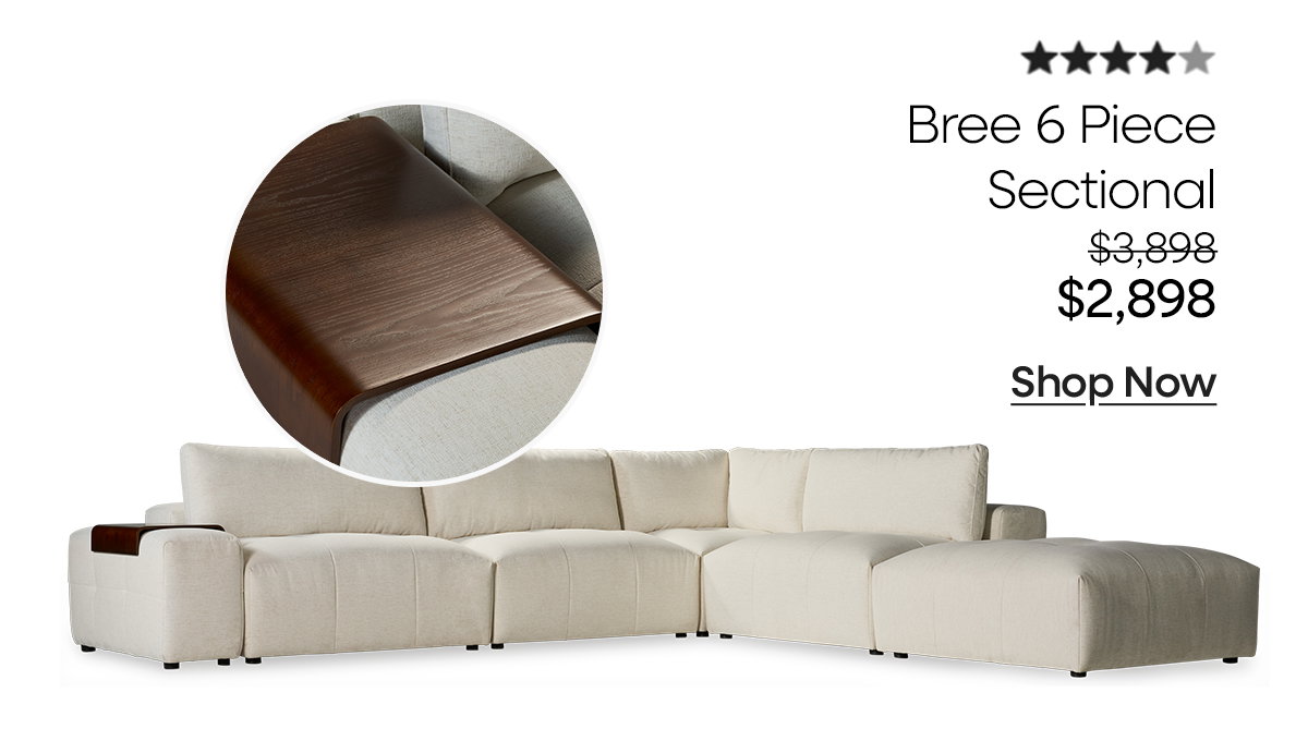 Shop Bree 6 Piece Sectional