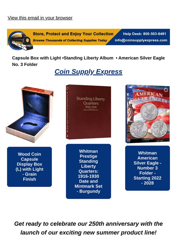 Celebrate 250 Years: Enjoy Our New Summer Product Line