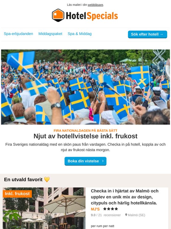 💙 Har du planer för nationaldagen? Vi har ett förslag