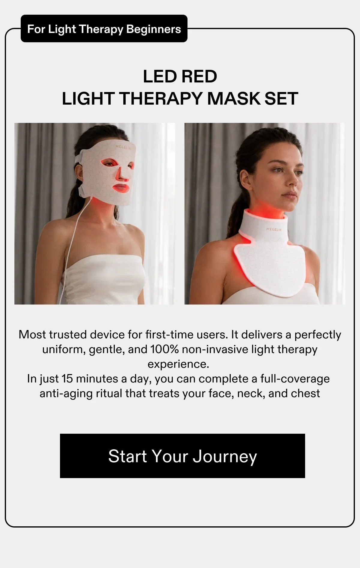 LED Red Light Therapy Face Mask