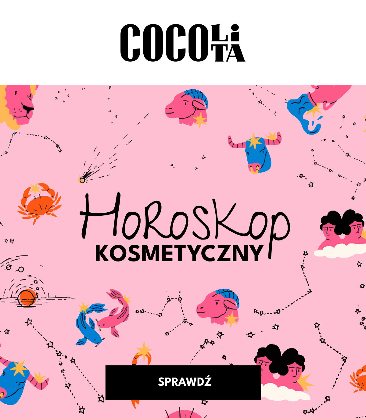 BANER GŁÓWNY HOROSKOP KOSMETYCZNY SPRAWDŹ